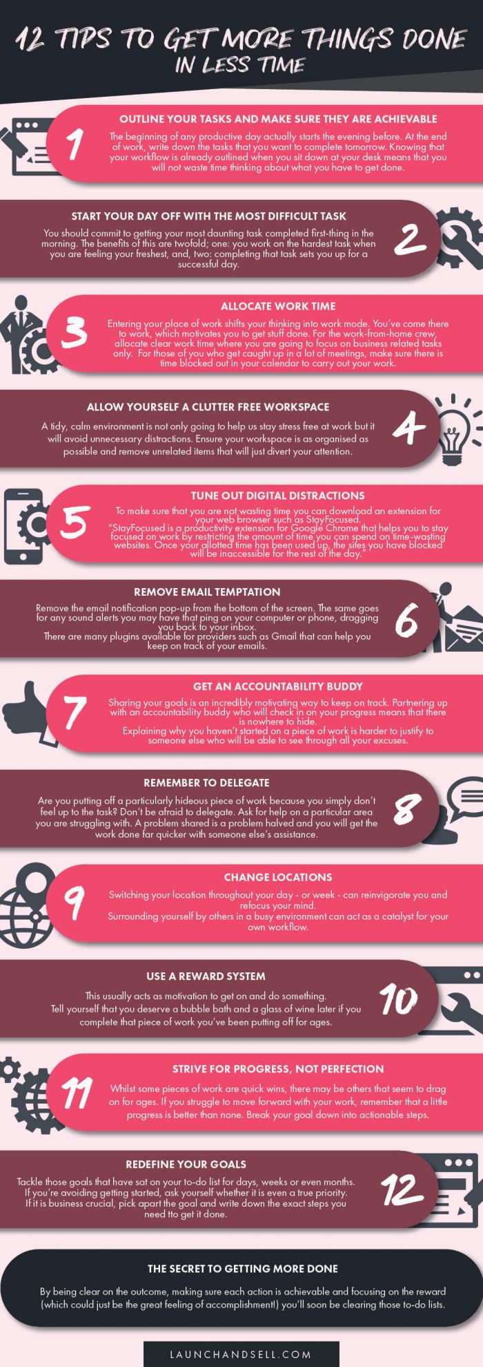 Try these 12 tips to get more things done in less time